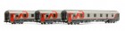 78027 LS Models Set of 3 Sleeping cars type WLABmee of Berlin-Moscow train